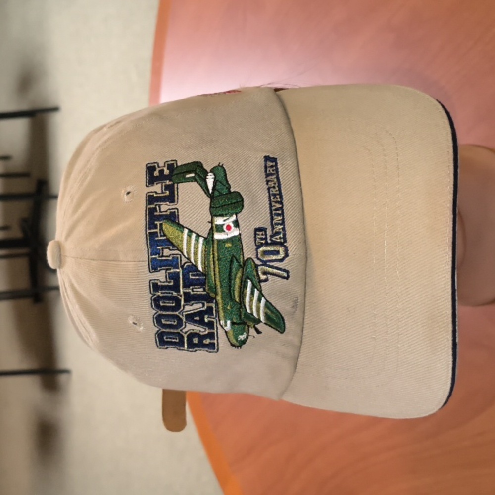70th Anniversary Doolittle Raid WWII Veterans Committee Leather Strapback Hat